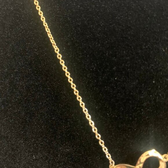 Unwritten 14K Gold Plated Infinity Cross Pendant Necklace - Picture 5 of 11